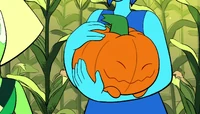 Pumpkin in Lapis arms