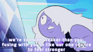 Cry for Help Animation Amethyst Fusing with Garnet Strong