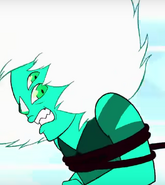 [ANIMATION] [08:50] In a frame when Alexandrite pulls Malachite toward her, the patterns on Malachite's face are missing.