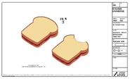 Bitten Into PB and J Model Sheet
