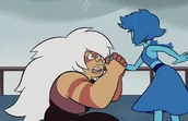 Jasper, Lapis'e bir daha birleşmek için yalvarırken.