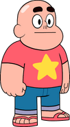 Steven wearing a bald cap to prank Connie in "Mindful Education".