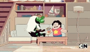 Chip Celebration with Steven and Centipeetle