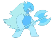 Guerriero Quarzo sconosciuto, presente nell'ologramma del flashback di Perla della Ribellione; doppiata da Michaela Dietz.