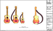 The ukulele's model sheet.