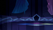 The legs of Blue and Pink Diamond's murals.