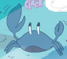 Amethyst shapeshifted into a crab in "Issue 10"