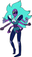 Alexandrite's (presumably erroneous) colors, seen in "Reunited".