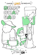 "Drop Beat Dad" promo art by Katie Mitroff