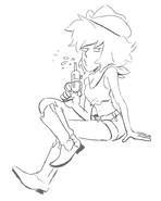 Lapis dressed as a cowgirl by Lauren Zuke