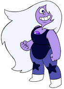 Amethyst's color palette on top of the Galaxy Warp