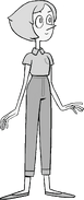 Pearl as a human during Steven's dream in "Chille Tid."