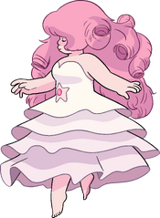 Rose Quartz Floating By Chara