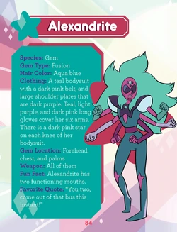 Alexandrite's entry in .