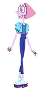 Pearl wearing rented roller skates at the roller rink in "Bismuth Casual"
