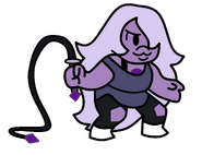 Amethyst as she appears in the RPG, Attack the Light.