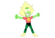 Peridot wearing Steven's old shirt in "The Future"