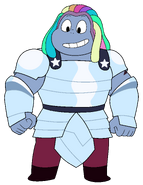 Bismuth nella sua armatura da matrimonio da "Le Crystal Gem".