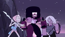 Amethyst summoning her whip upon seeing Lapis