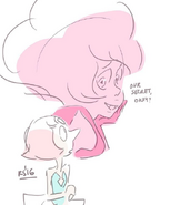 Pearl and Pink Diamond concept art