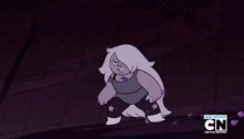 Amethyst's spin dash.