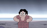 Steven in big shirt