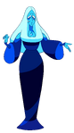 Blue Diamond's palette while inside White Diamond's Ship, as seen in Change Your Mind.