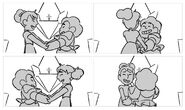 Together Alone - Steven and Connie dancing storyboard