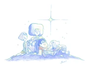 Piece by Joe Johnston for the Steven Universe/Adventure Time Exhibition