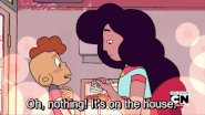 Stevonnie NO CHARGE, IT'S ON THE HOUSE 