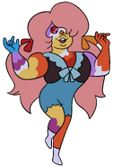 Crazy lace is a permi-fusion like garnet. Her eye and nose looks like they  could be gems. : r/stevenuniverse