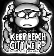 "Keep Beach City Weird" promo art