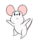 Onion Friend Onion's White Mouse