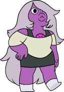 Amethyst on the Late 2012 concept poster for Steven Universe