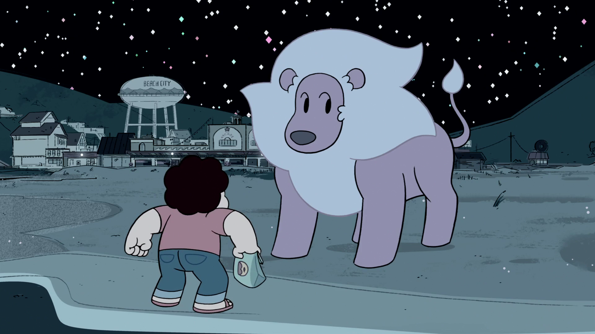 steven universe lion is rose