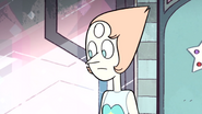 When Pearl leaves Amethyst's Room, the door stays open while she argues with Amethyst. When Amethyst runs into her room, you hear the sound of the door closing, but it doesn't move. The closeup of Pearl's face following this shows that the door is closed behind her shoulder.