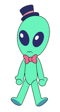 Top Hat Alien