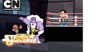 Steven Universe Steven and Amethyst Pro Wrestlers! Cartoon Network