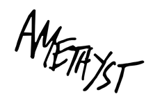 Amethyst's handwriting, as seen in the first .