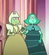 An animation error where the blue-green Jade looks different (and has a different gemstone placement) for a brief scene.