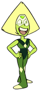 Peridot's palette in the Beta Kindergarten.