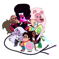 Updated Crystal Gems (and Greg) 2