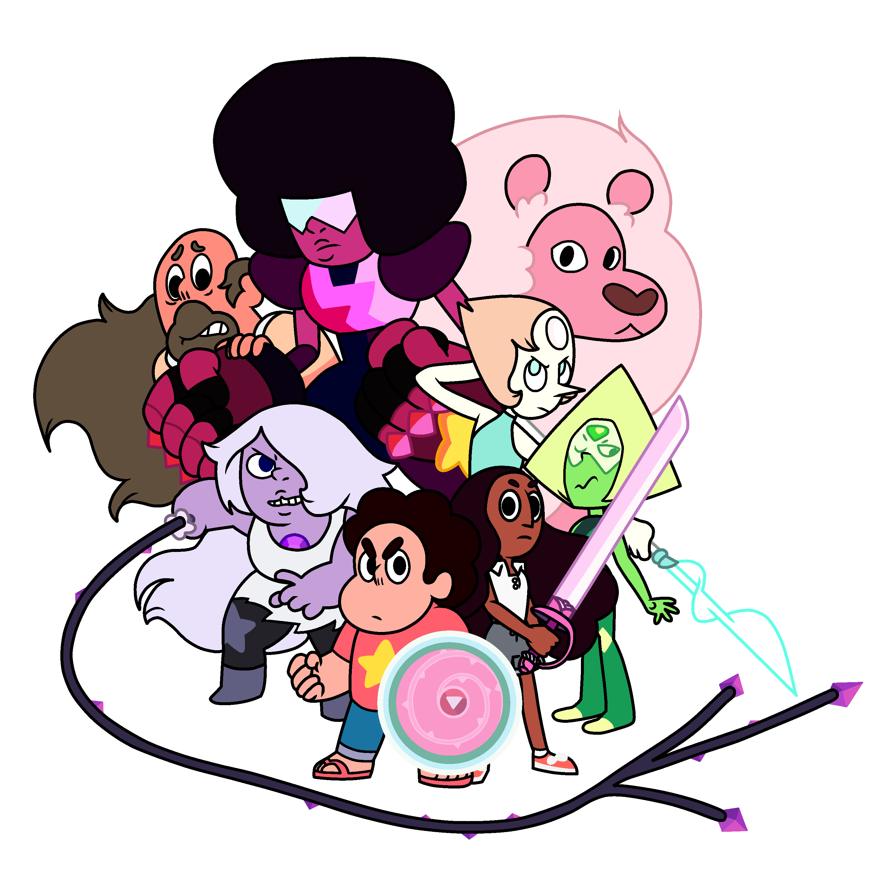 crystal gems steven universe rose