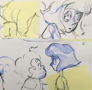 Lapis Steven mirror gem sketch