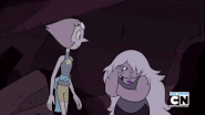 Pearl and Amethyst hug