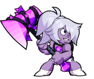 Amethyst as a crossover skin in Brawlhalla