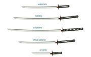 Minimalistic katana samurai weapons infographics swords wakizashi white background tanto 2560x160 www.wallpaperfo