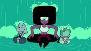 Garnet, Hoppy e Hopper em meditação para enfrentar o Homem-Raposa.