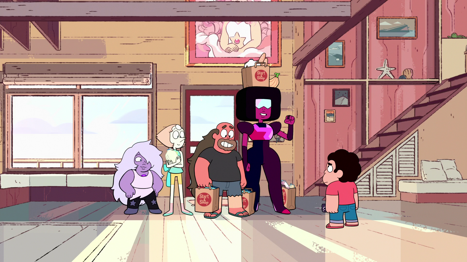 Via-gem e Mudar de ideia, Steven Universe, Crystal Gems