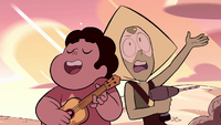 Steven e Peridot cantando .